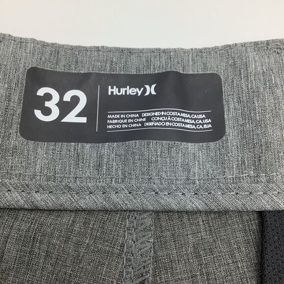 Hurley Mens Phantom Modern Fit Shorts Grey Size 32 (Actual 34) NWT - Picture 7 of 13